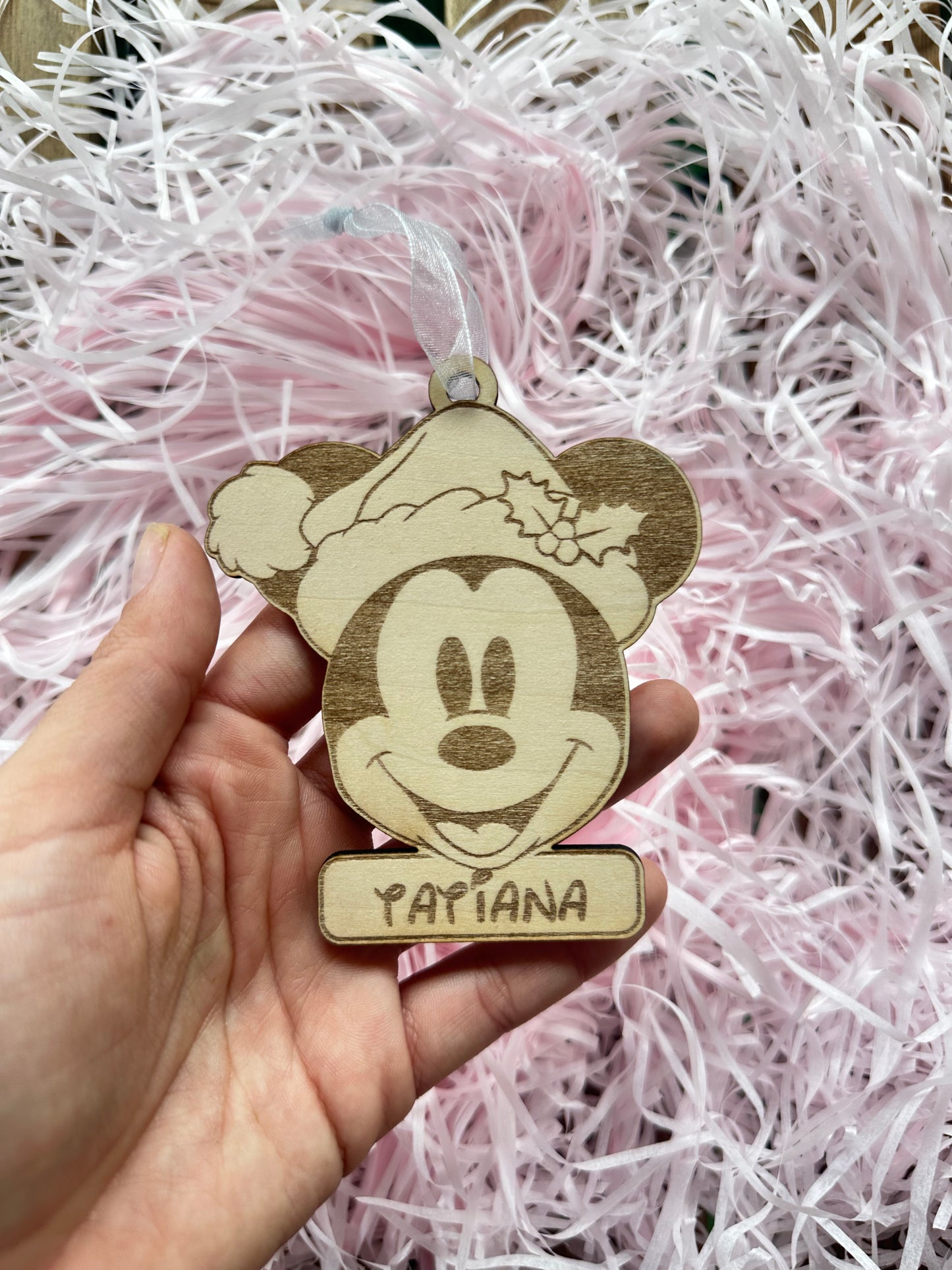 Bola de Navidad personalizable madera (Disn. GRANDE)