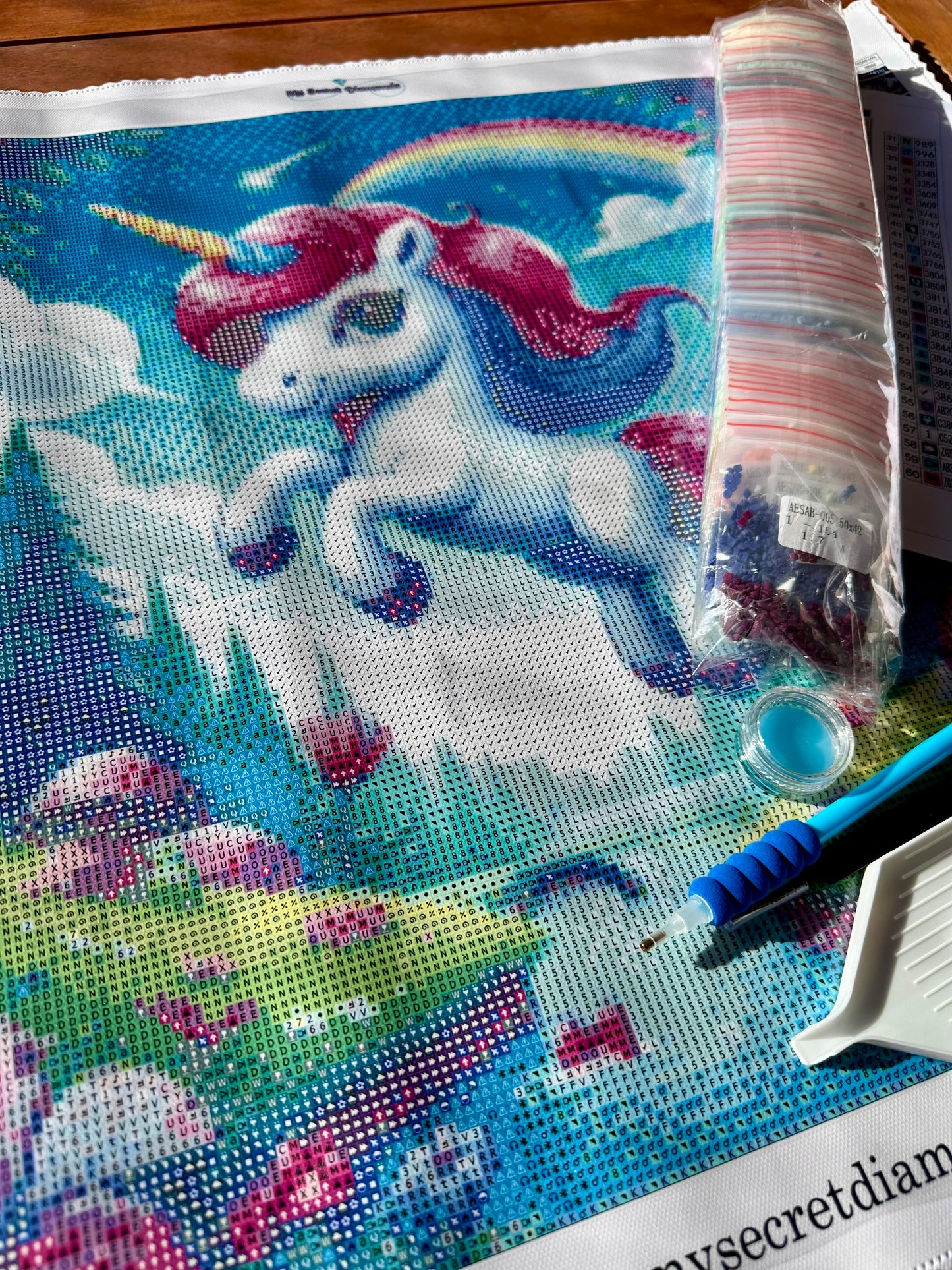 Lienzo "Valle unicornio”