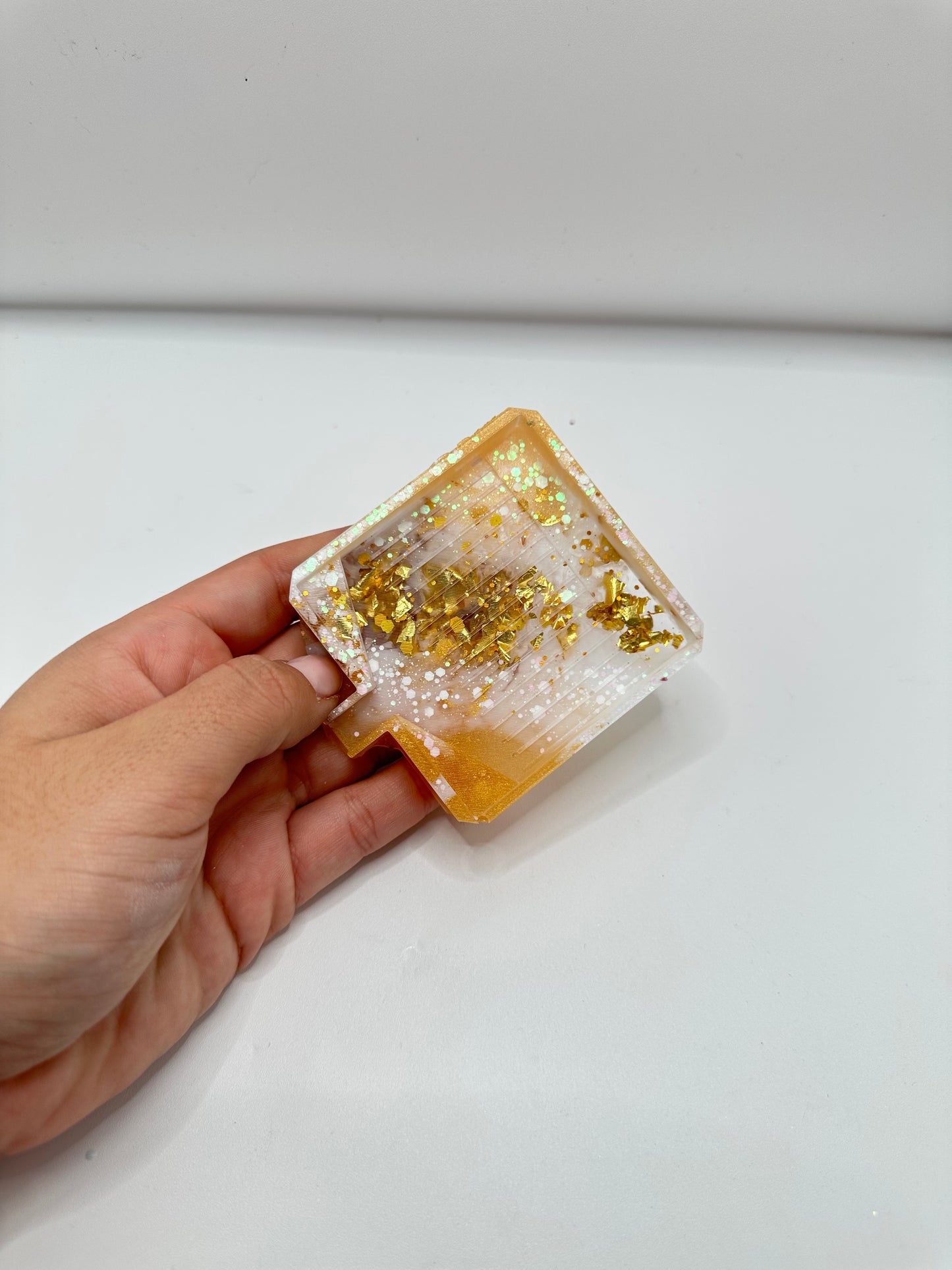 Bandeja dp resina “cuadroval mediana ”