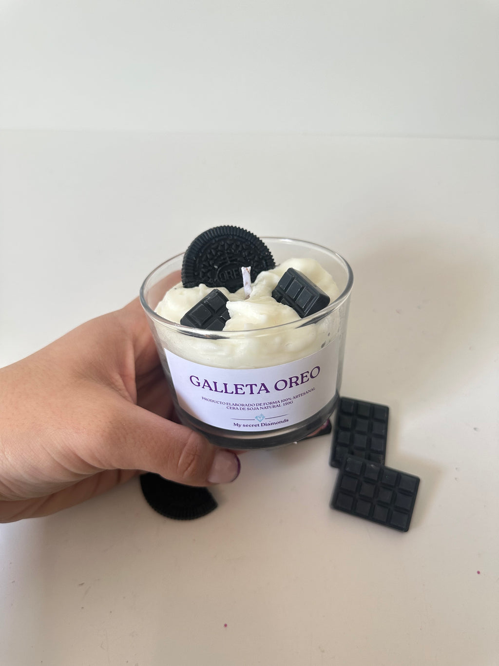 Vela " Galleta oreo   "