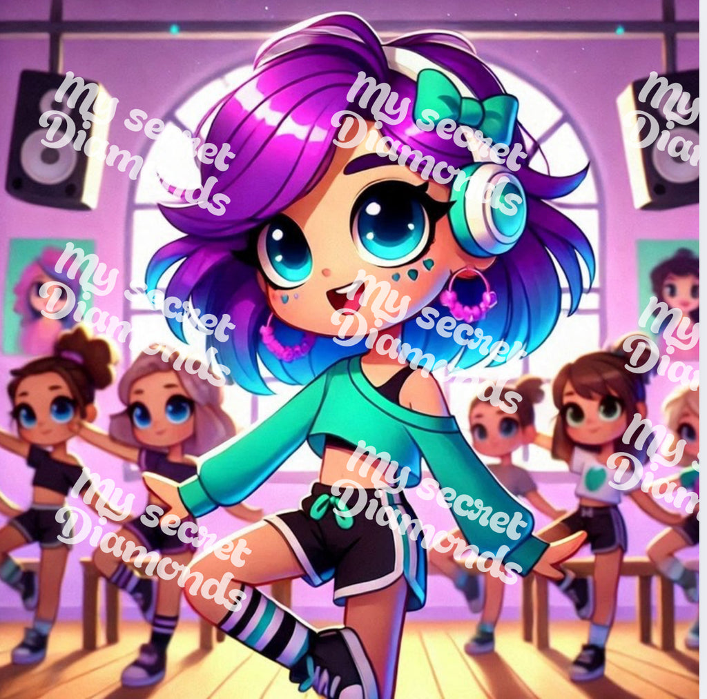 Lienzo  "Sigue el ritmo”