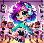 Lienzo  "Sigue el ritmo”