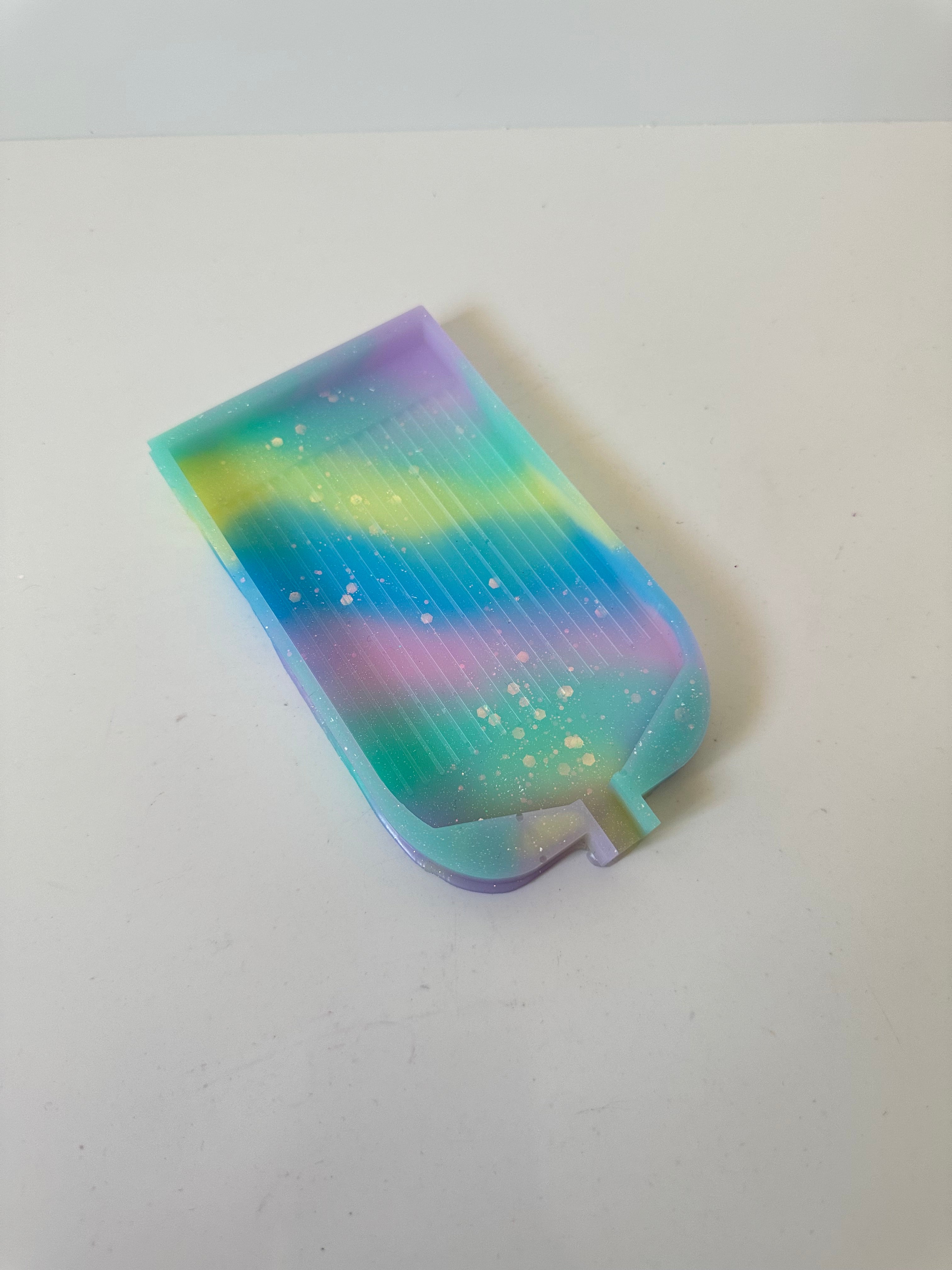 Bandeja dp resina “barqui abierta grande ”