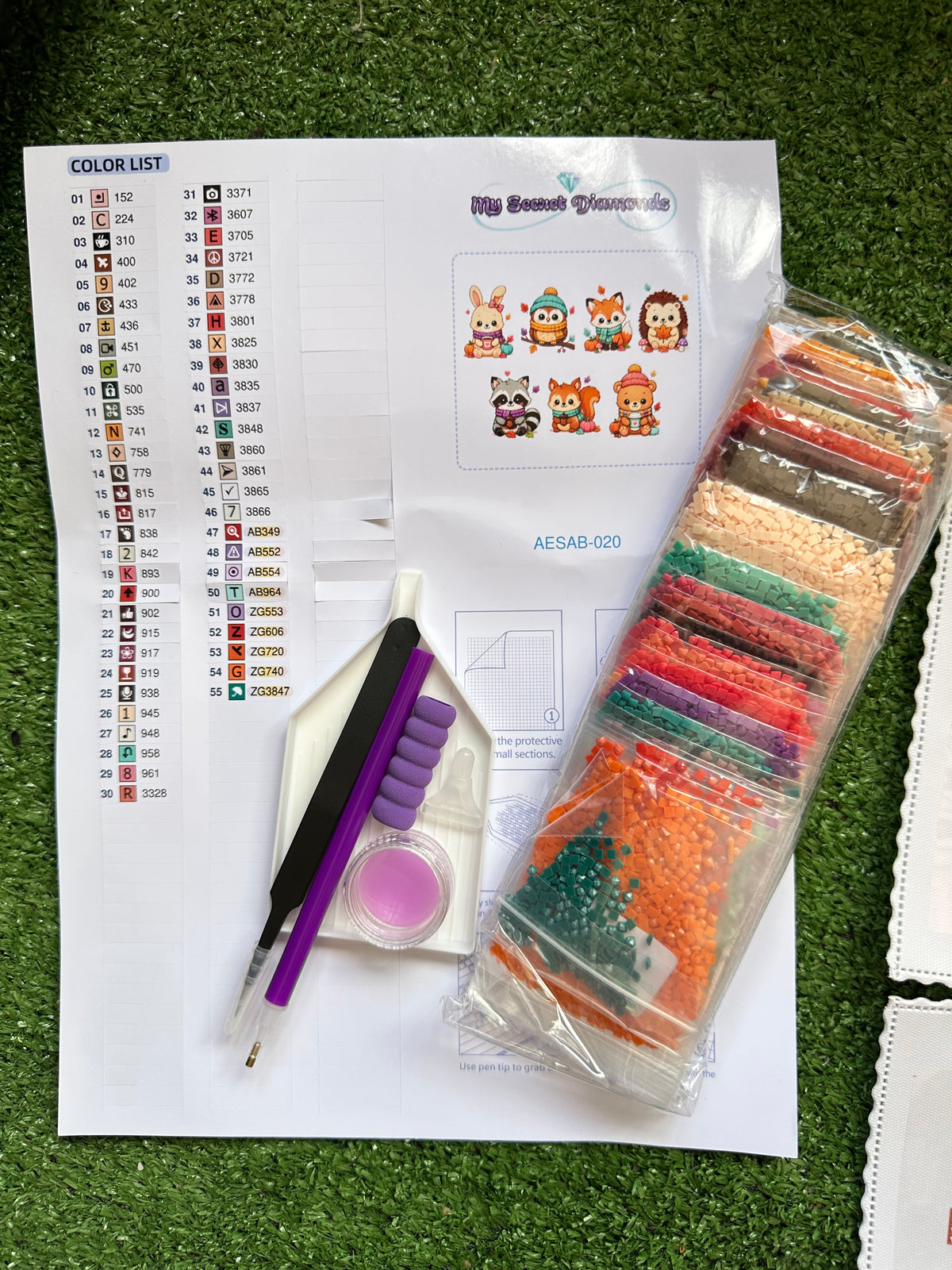 PREVENTA Kit mini lienzos   "Patitas de otoño”