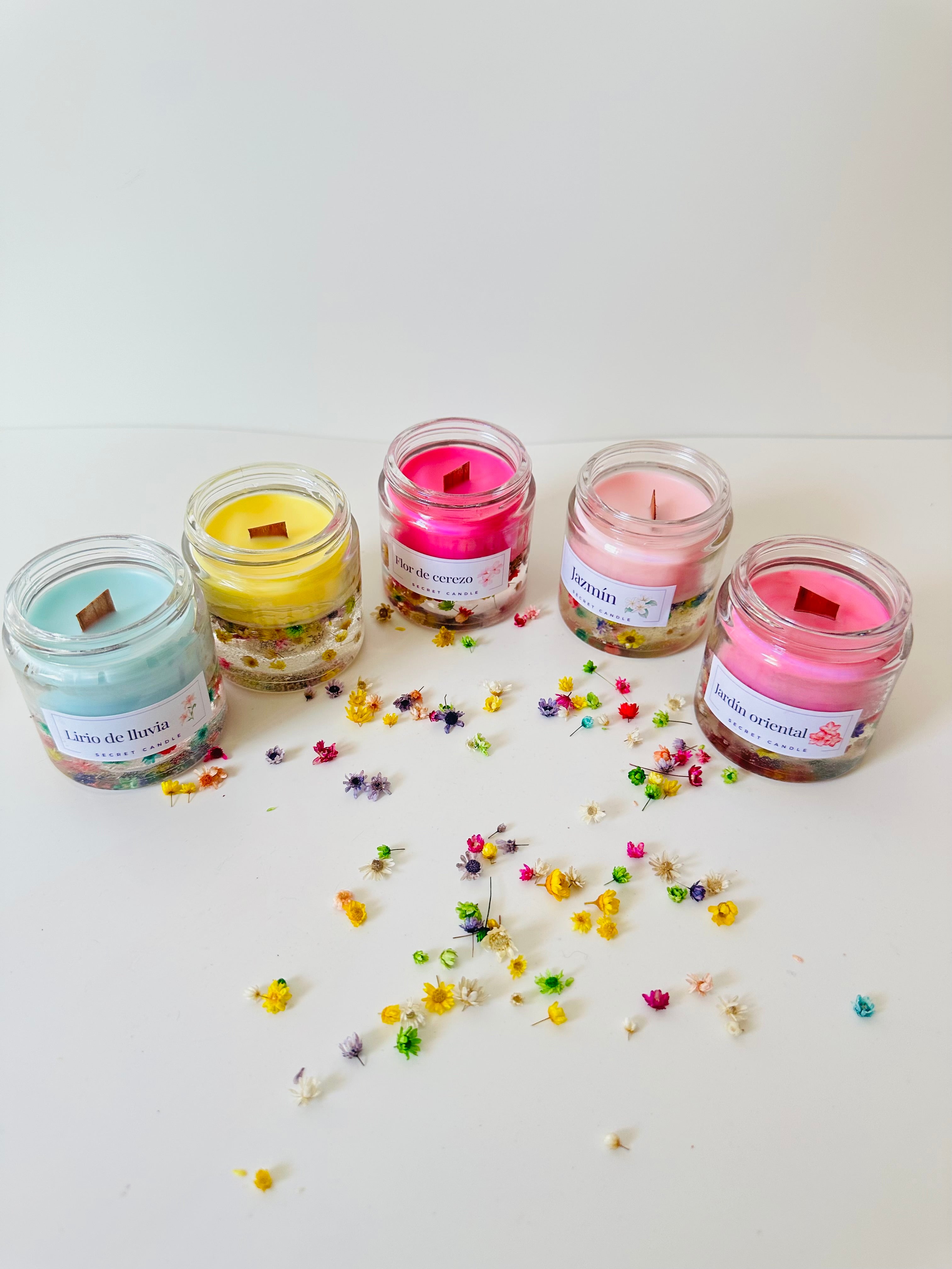 Velas flores “Bella”