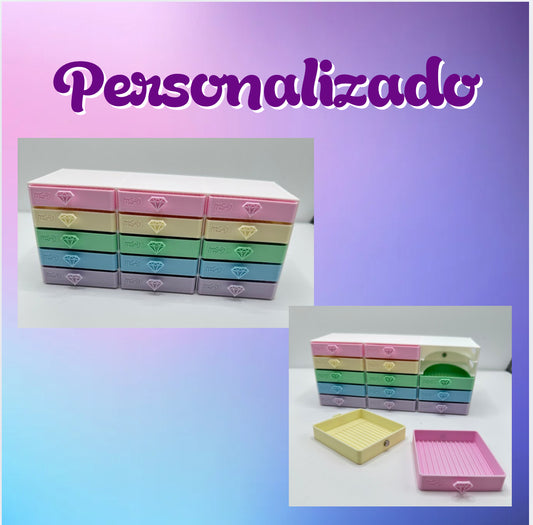 *personalizable* almacenamiento de bandejas pequeñas