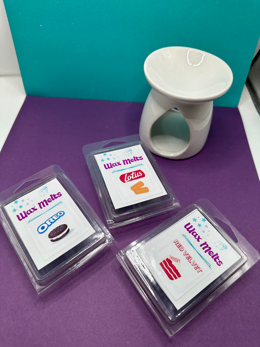 Waxmelts Cera de quemador "Oreo, Lotus y Red velvet"
