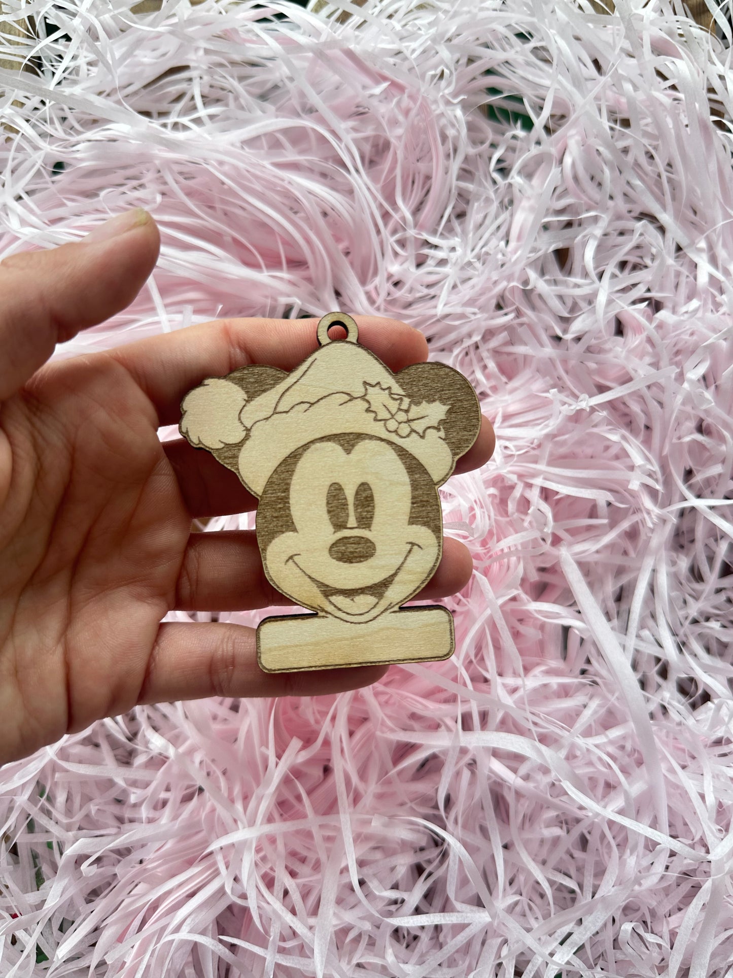 Bola de Navidad personalizable madera (Disn. Pequeña)