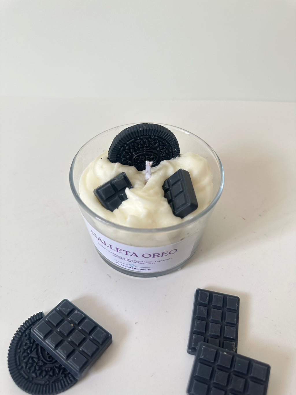 Vela " Galleta oreo   "