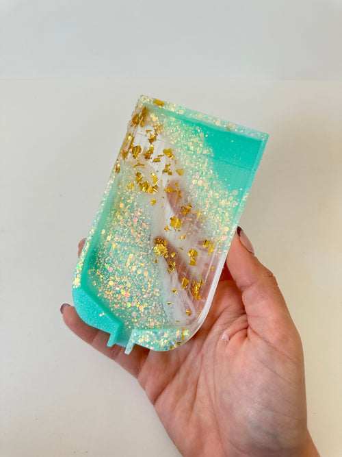 Bandeja dp resina “barqui abierta grande ”