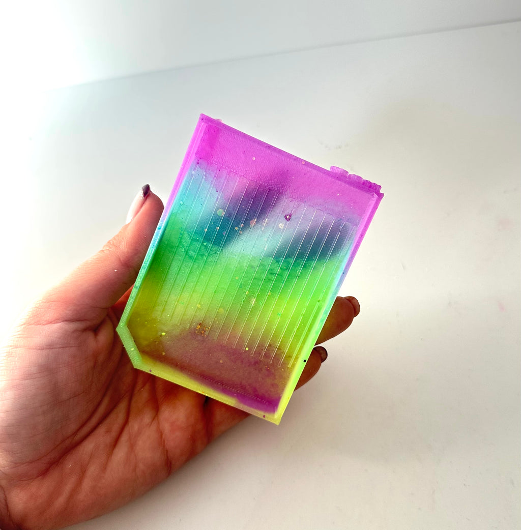 Bandeja dp resina “rectangular apertura”