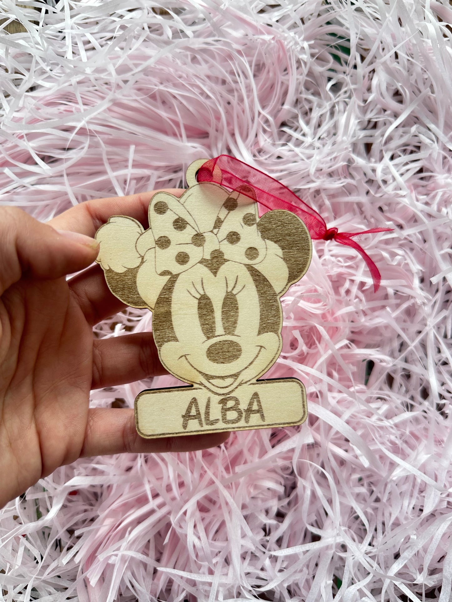 Bola de Navidad personalizable madera (Disn. GRANDE)
