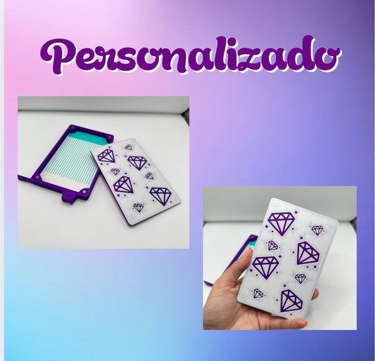 *Personalizable* Bandeja con tapón deslizante y tapa imantada