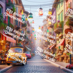 Lienzo  "Typical street ”