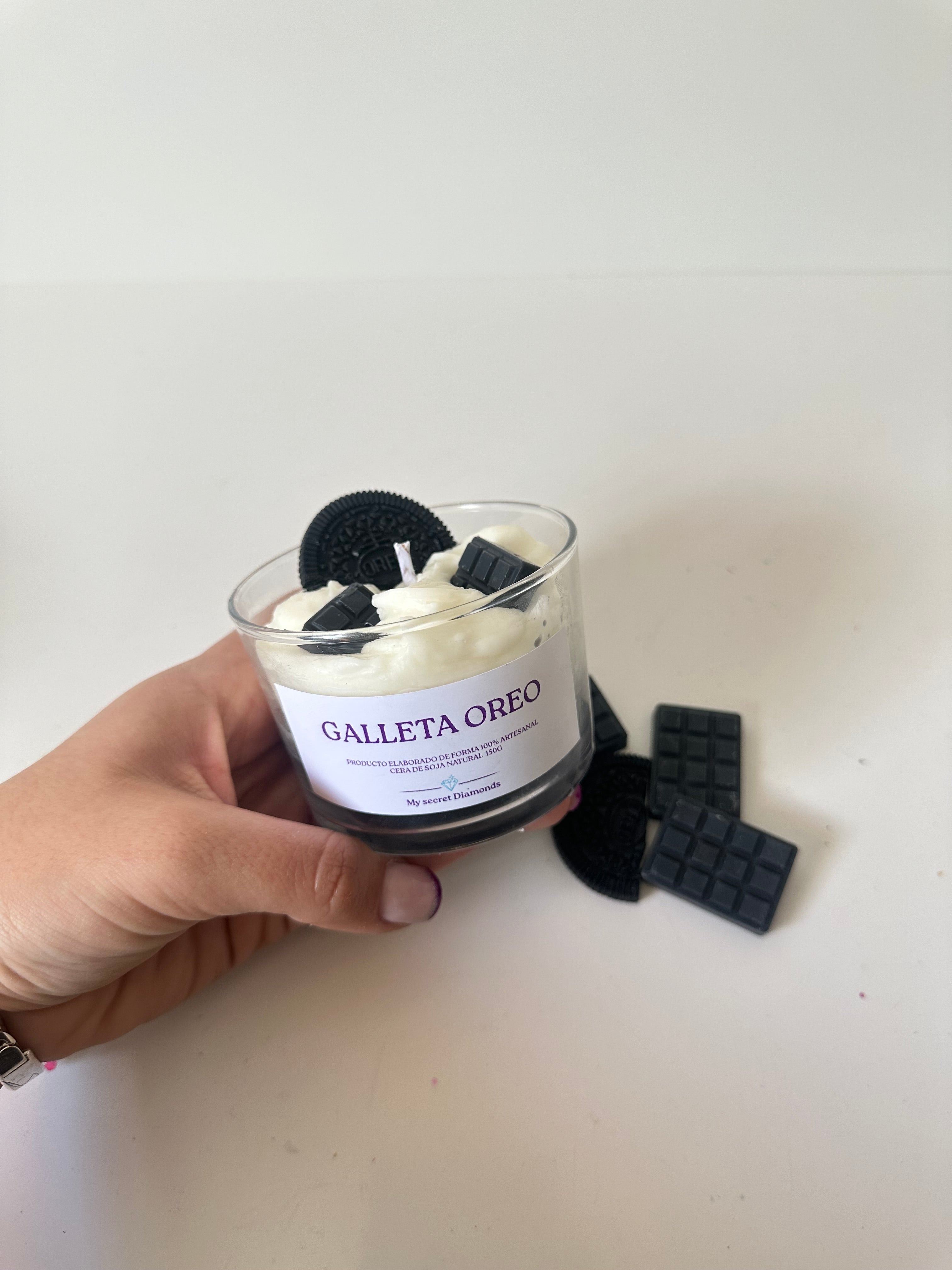 Vela " Galleta oreo   "
