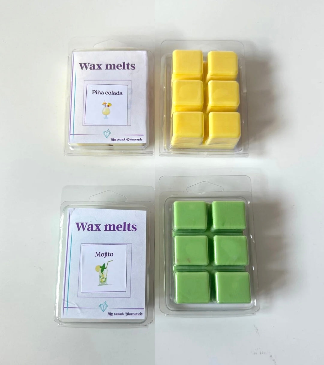 Waxmelts Cera de quemador "Mojito y piña colada"