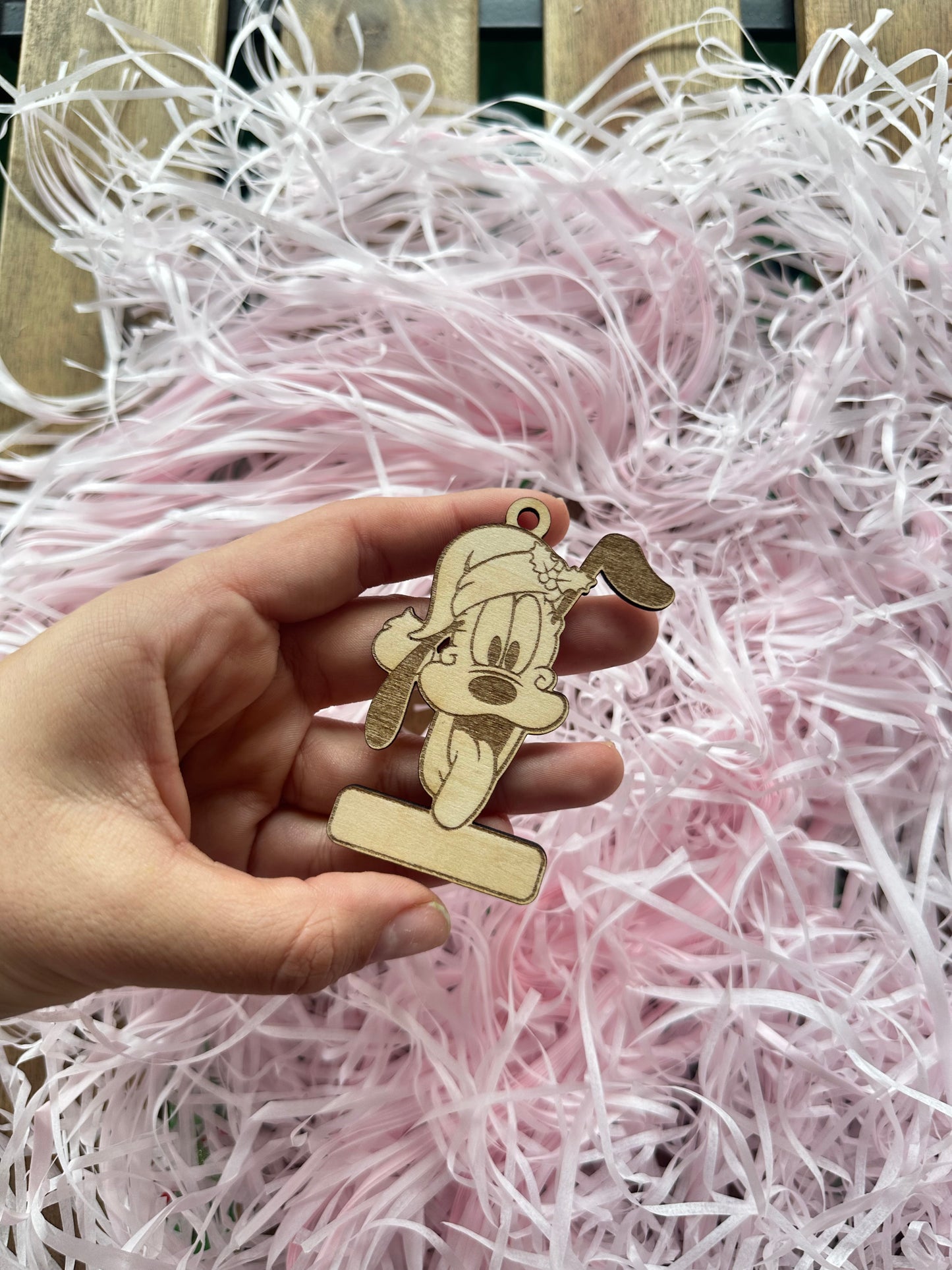 Bola de Navidad personalizable madera (Disn. Pequeña)