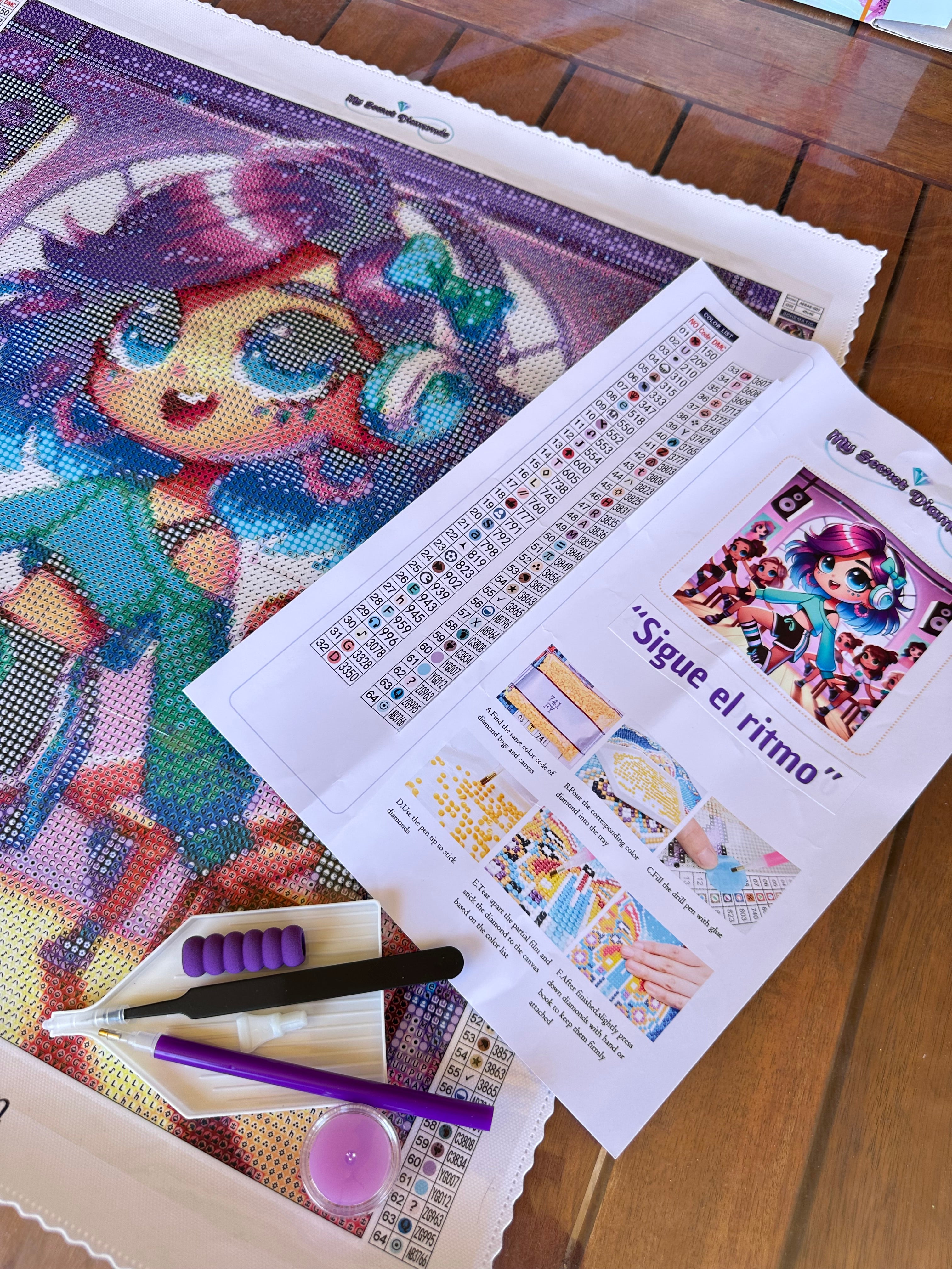 Lienzo  "Sigue el ritmo”