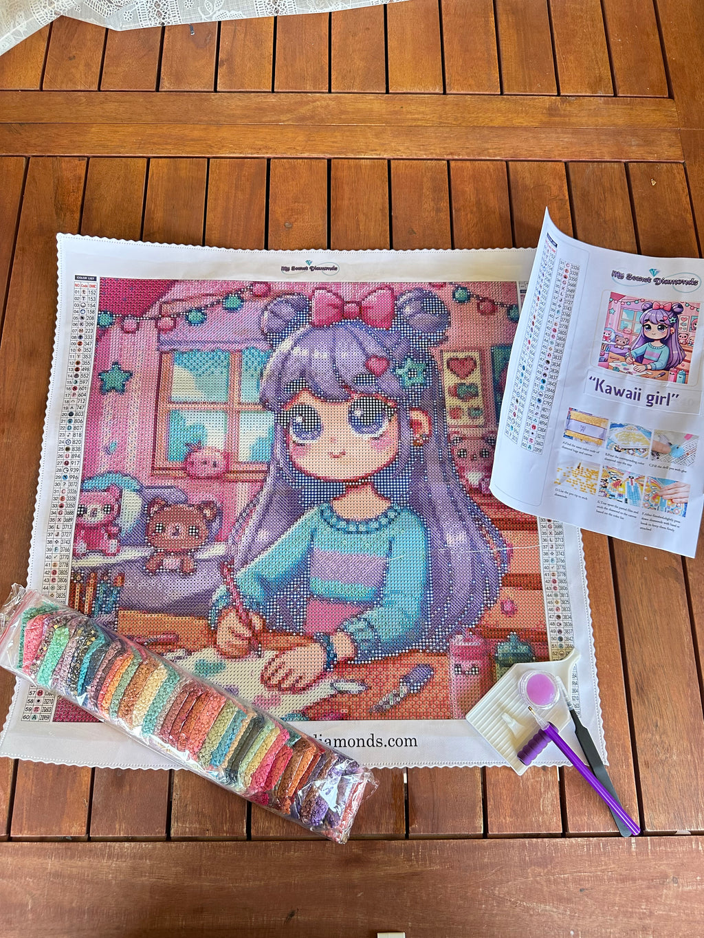 Lienzo  "kawaii girl”