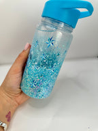 Botella  shaker  con cañita