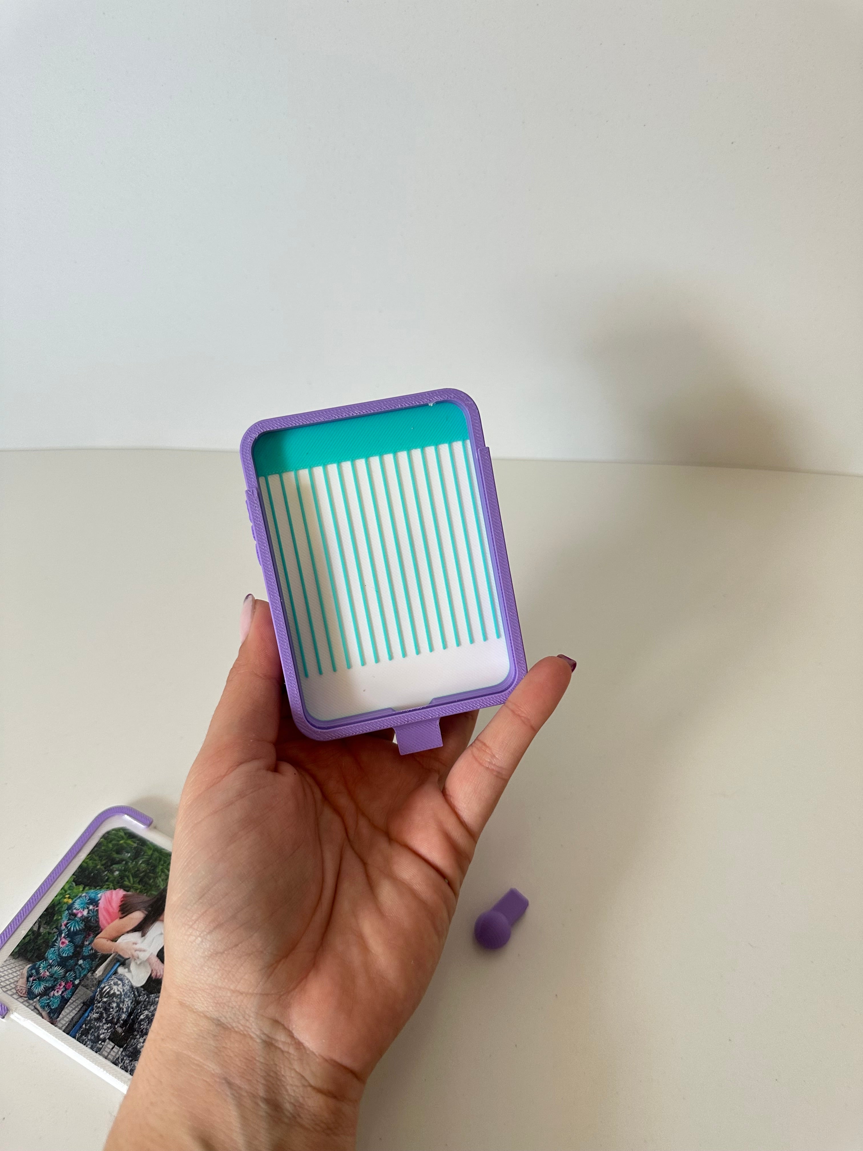 *Personalizable* Bandeja con foto y  tapón