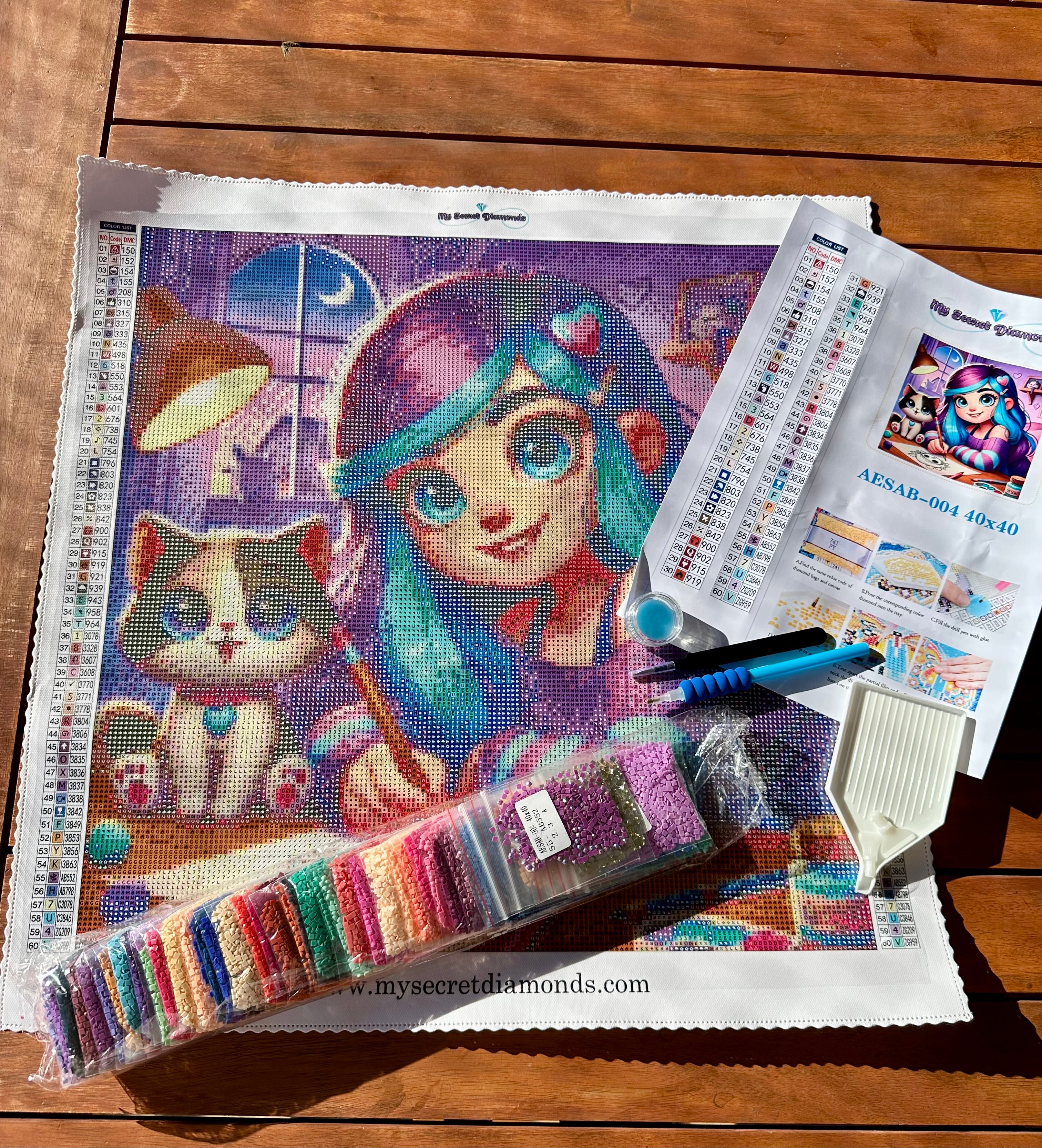 PREVENTA Lienzo  "La chica de morado”