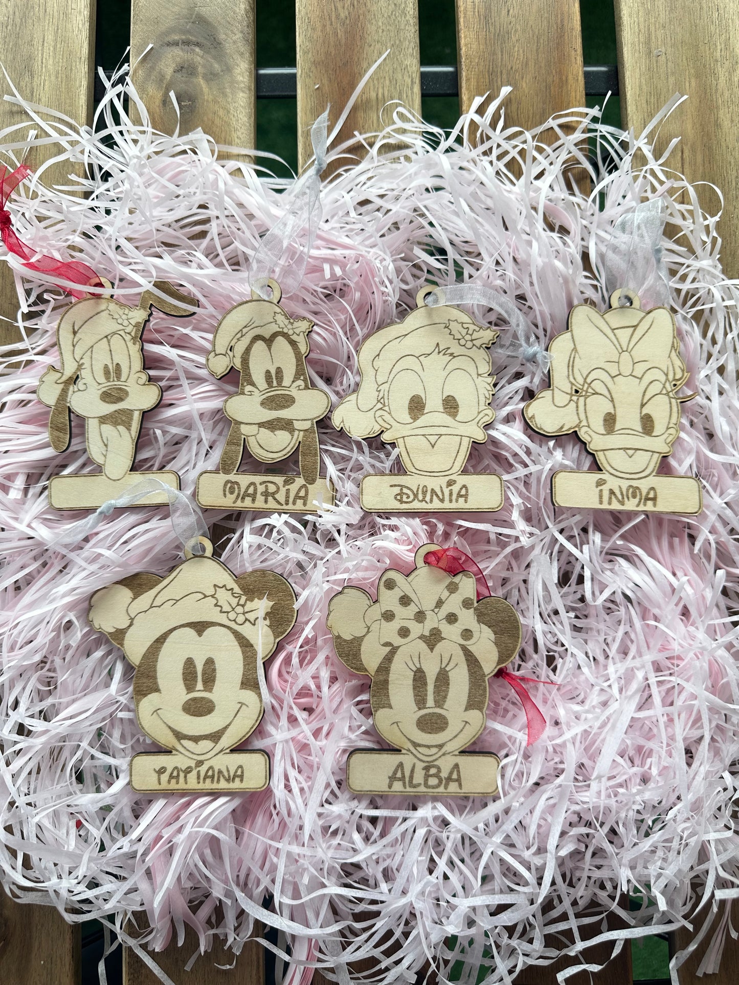 Bola de Navidad personalizable madera (Disn. GRANDE)