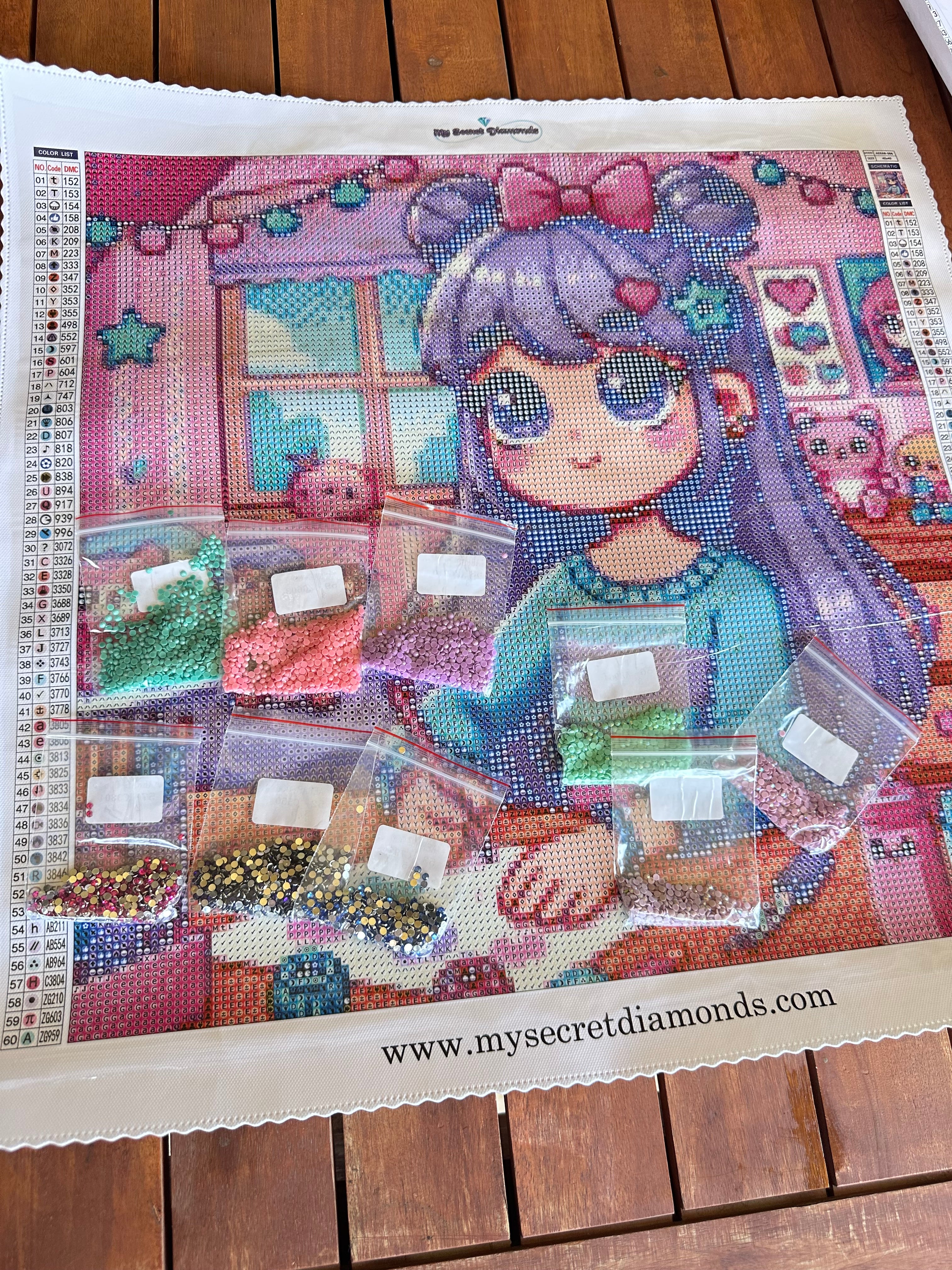 Lienzo  "kawaii girl”