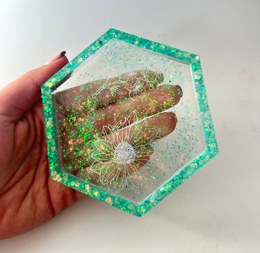 Bandeja herramientas hexagonal dp resina