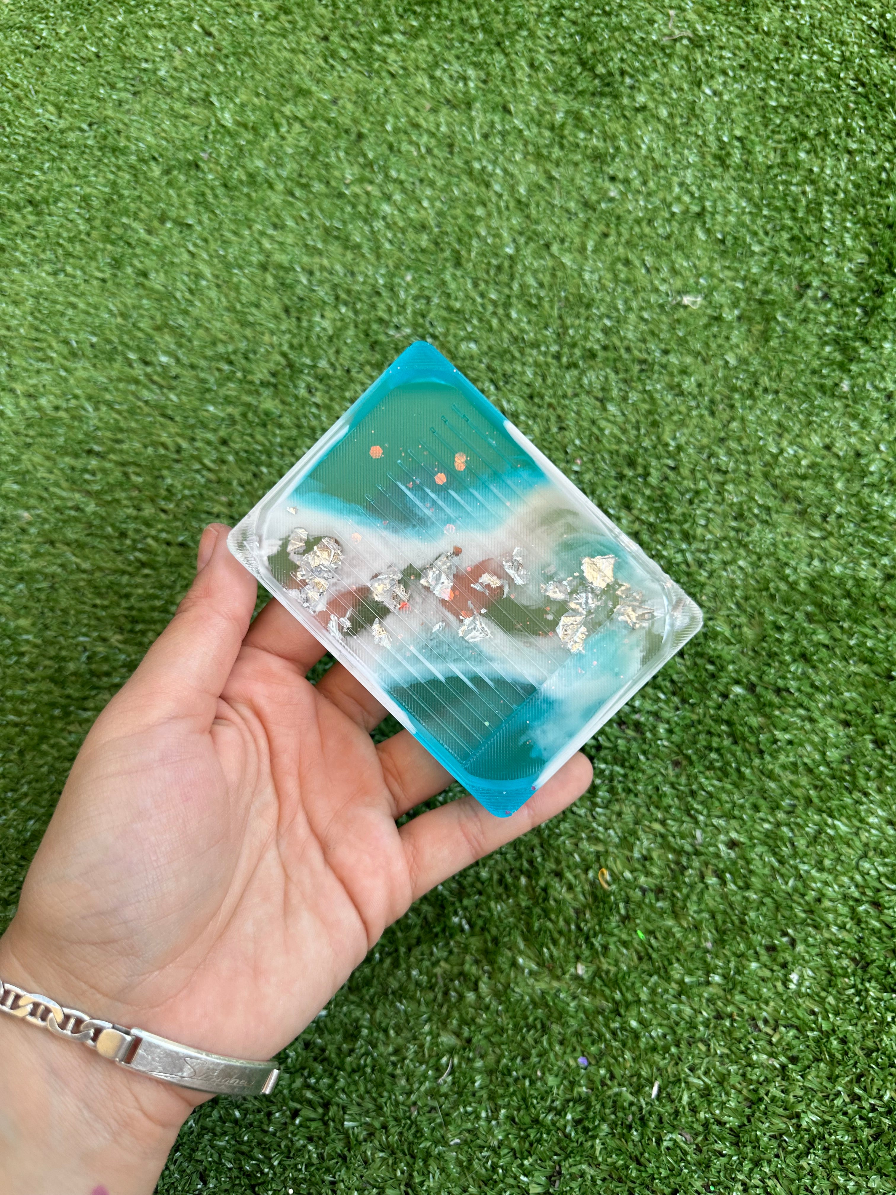 Bandeja dp resina  “rectangular ova”