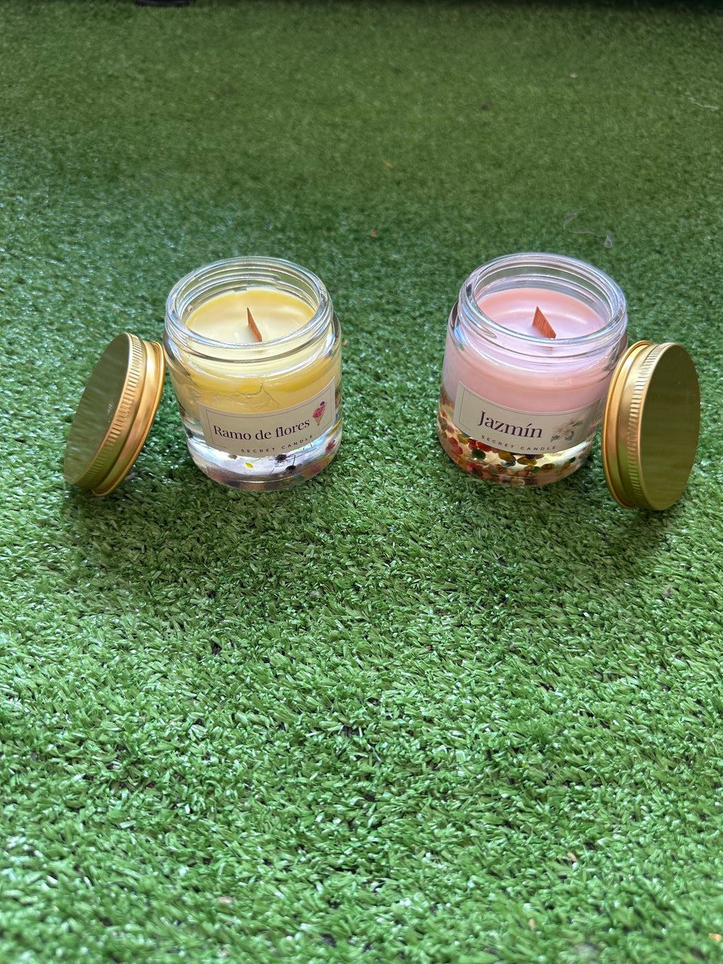 Velas flores