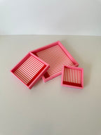 Pack 3 Bandejas dp 3d “cuadradas”