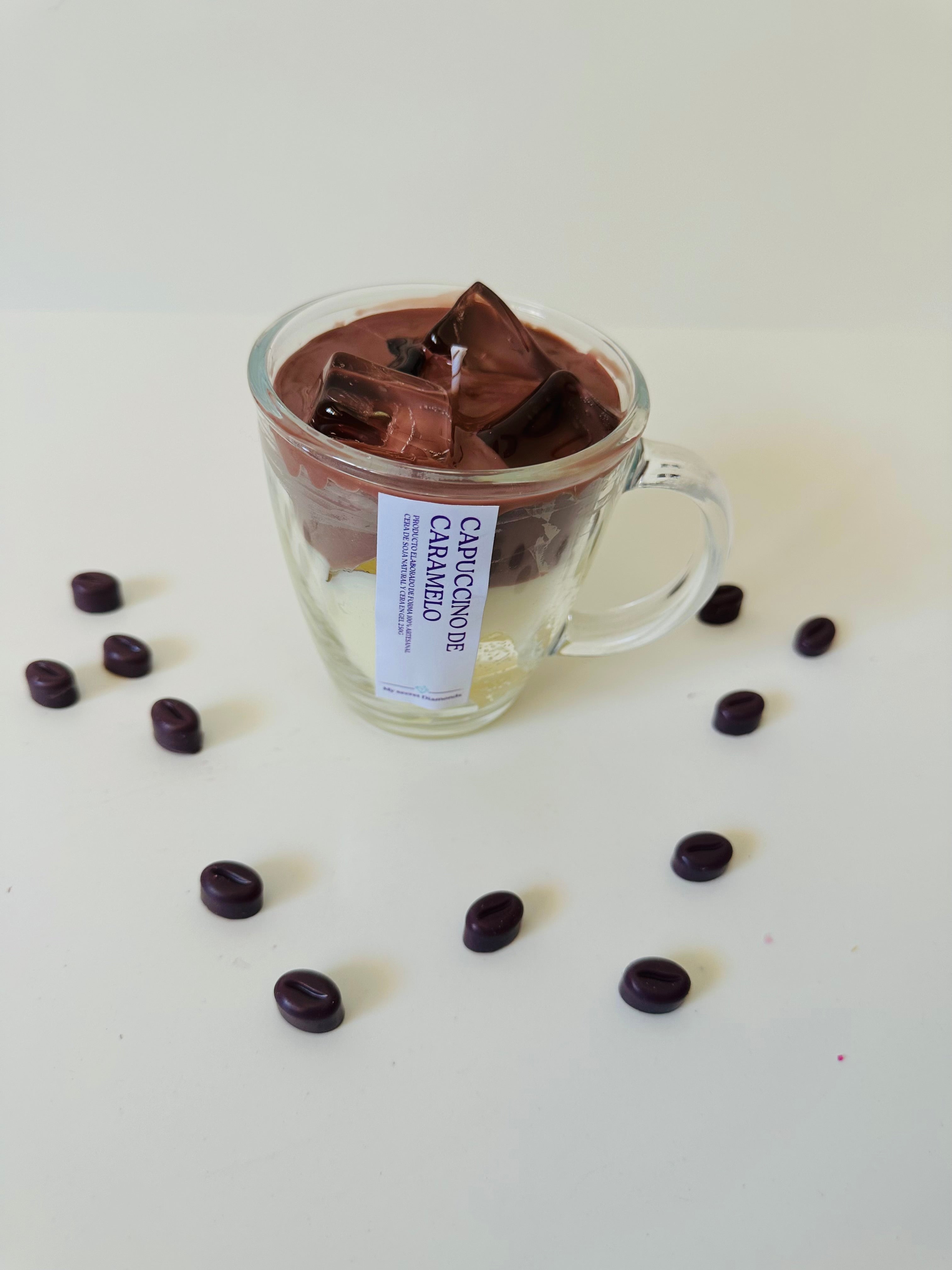 Vela "capuccino de caramelo "