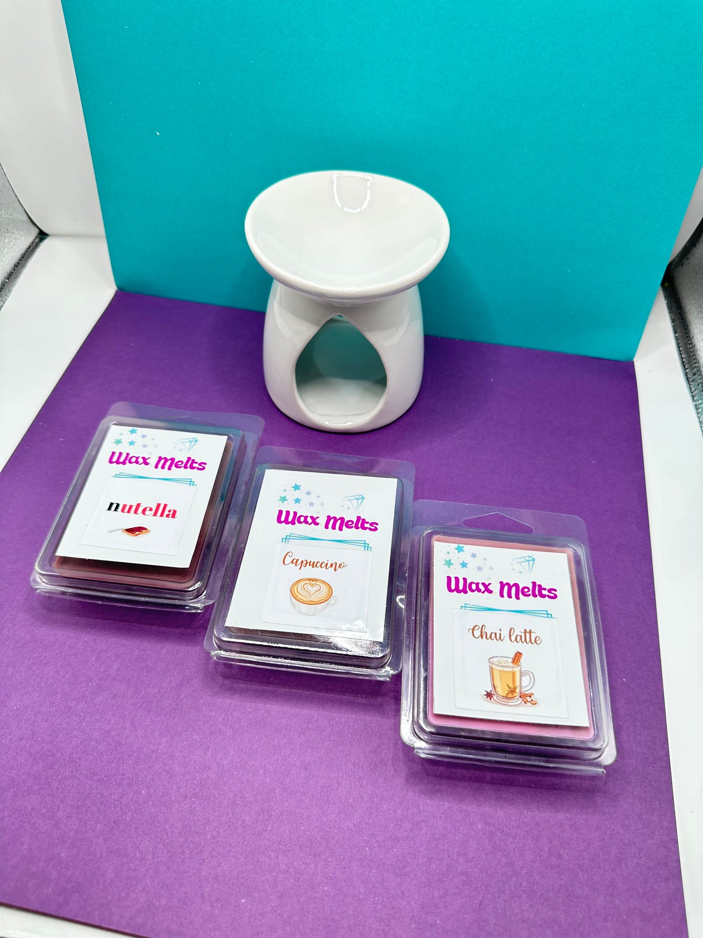 Waxmelts Cera de quemador "Nutella, capuccino, chai latte"