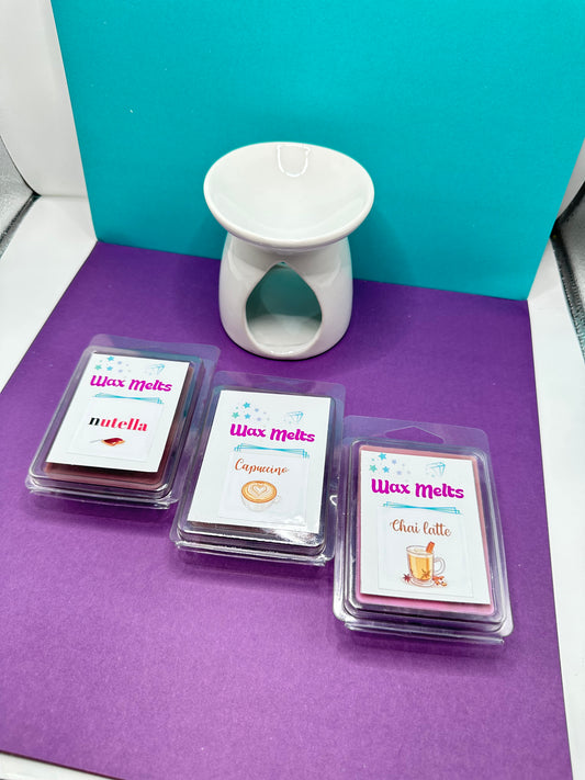 Waxmelts Cera de quemador "Nutella, capuccino, chai latte"
