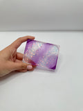 Bandeja dp resina flores “rectangular ova”