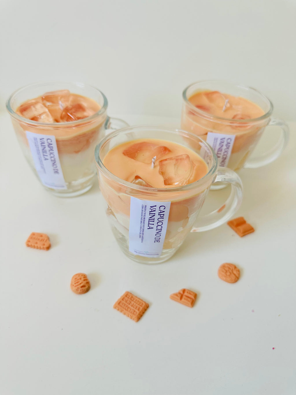 Vela "capuccino de vainilla"