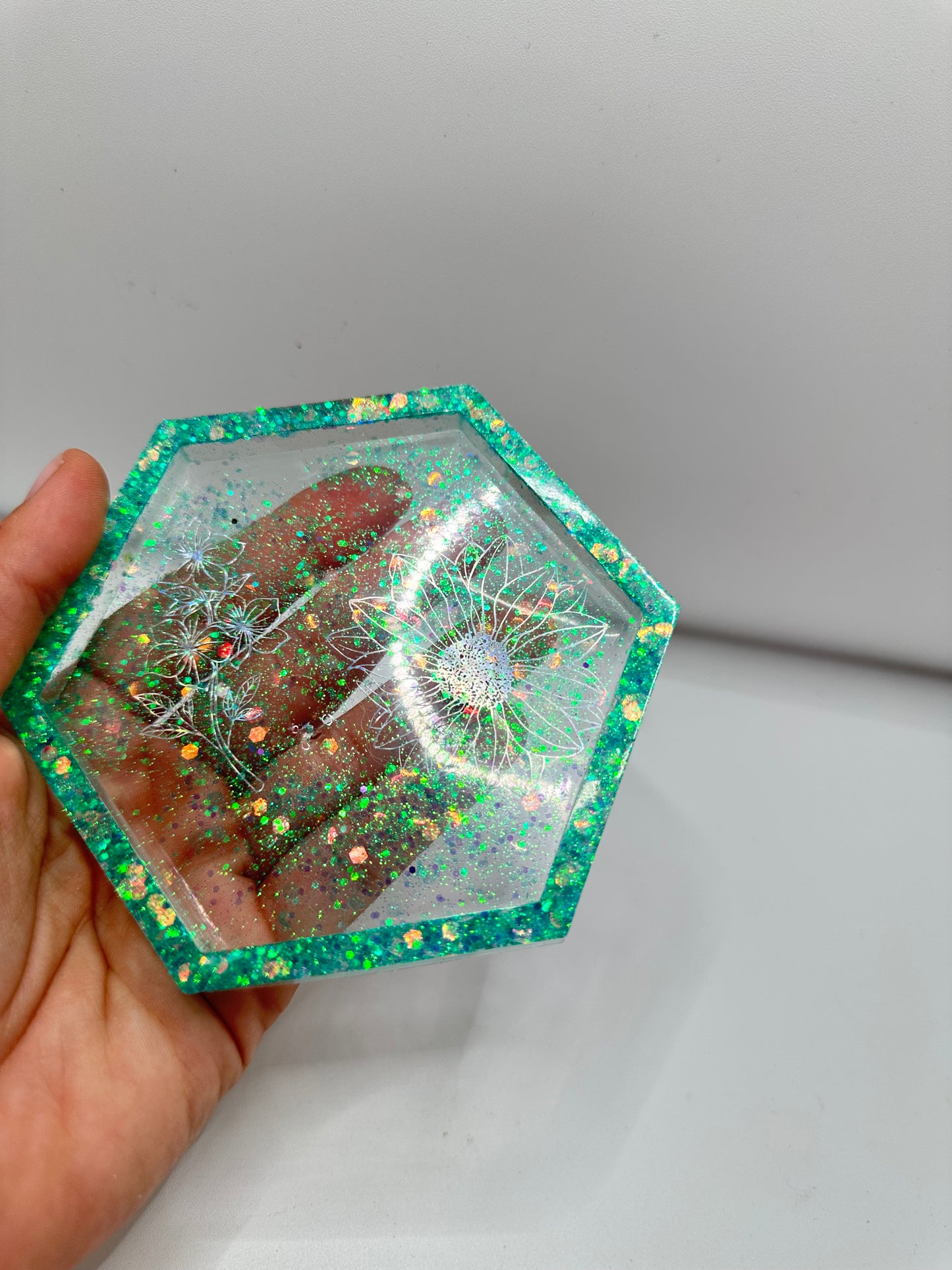Bandeja herramientas hexagonal dp resina
