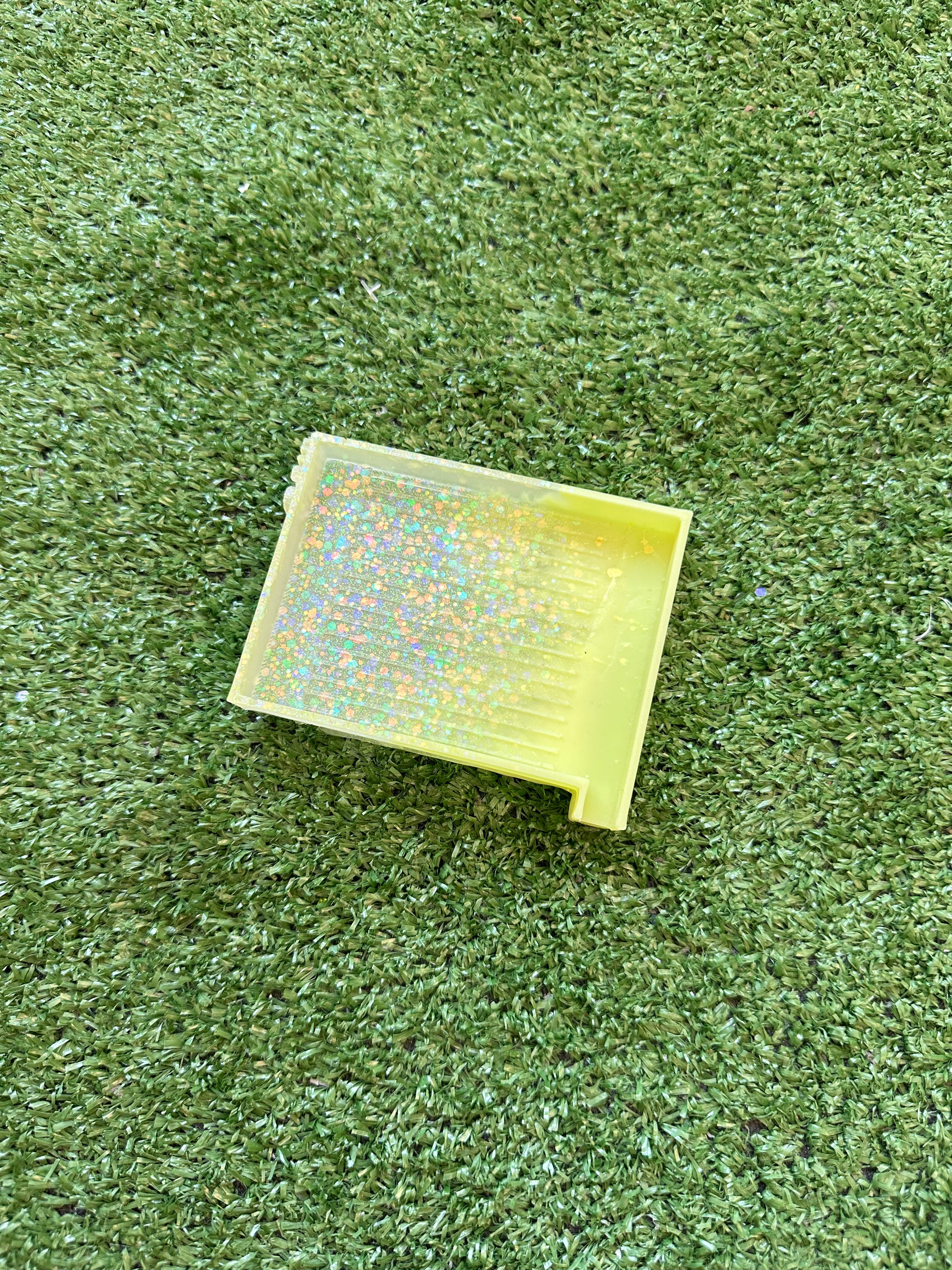Bandeja dp resina “rectangular con boquilla”