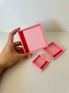 Pack 3 Bandejas dp 3d “cuadradas”