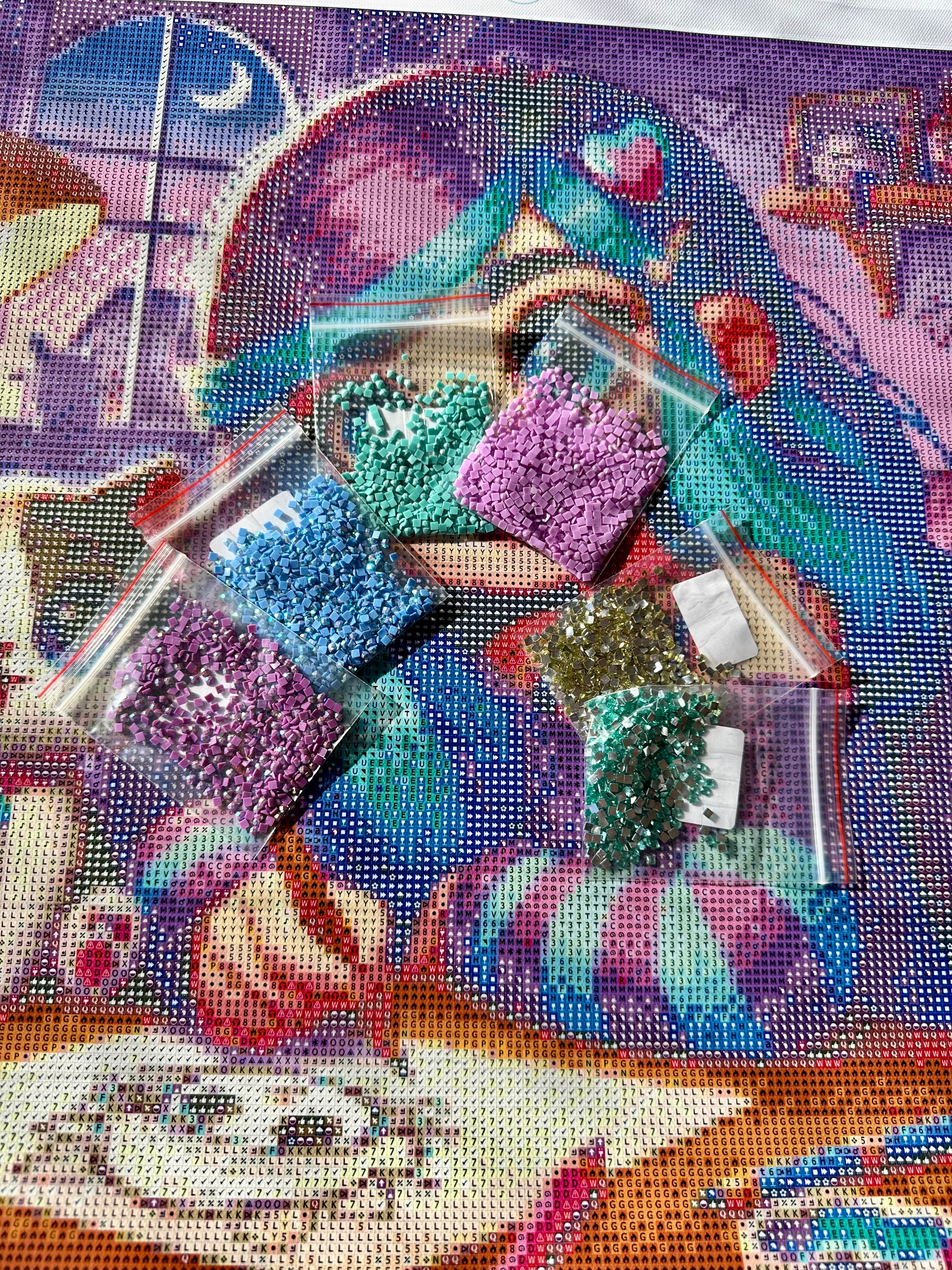 PREVENTA Lienzo  "La chica de morado”