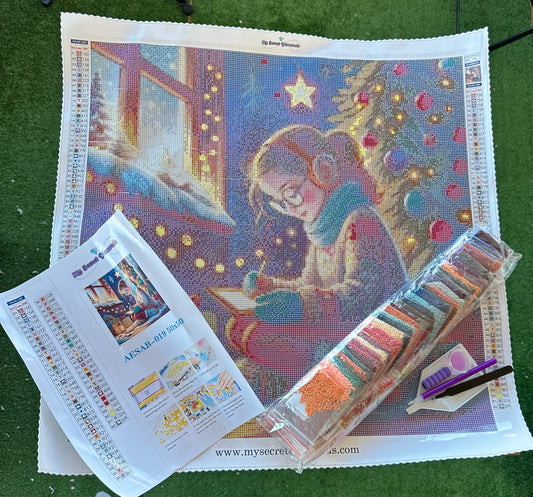 Lienzo  "deseo de navidad ”