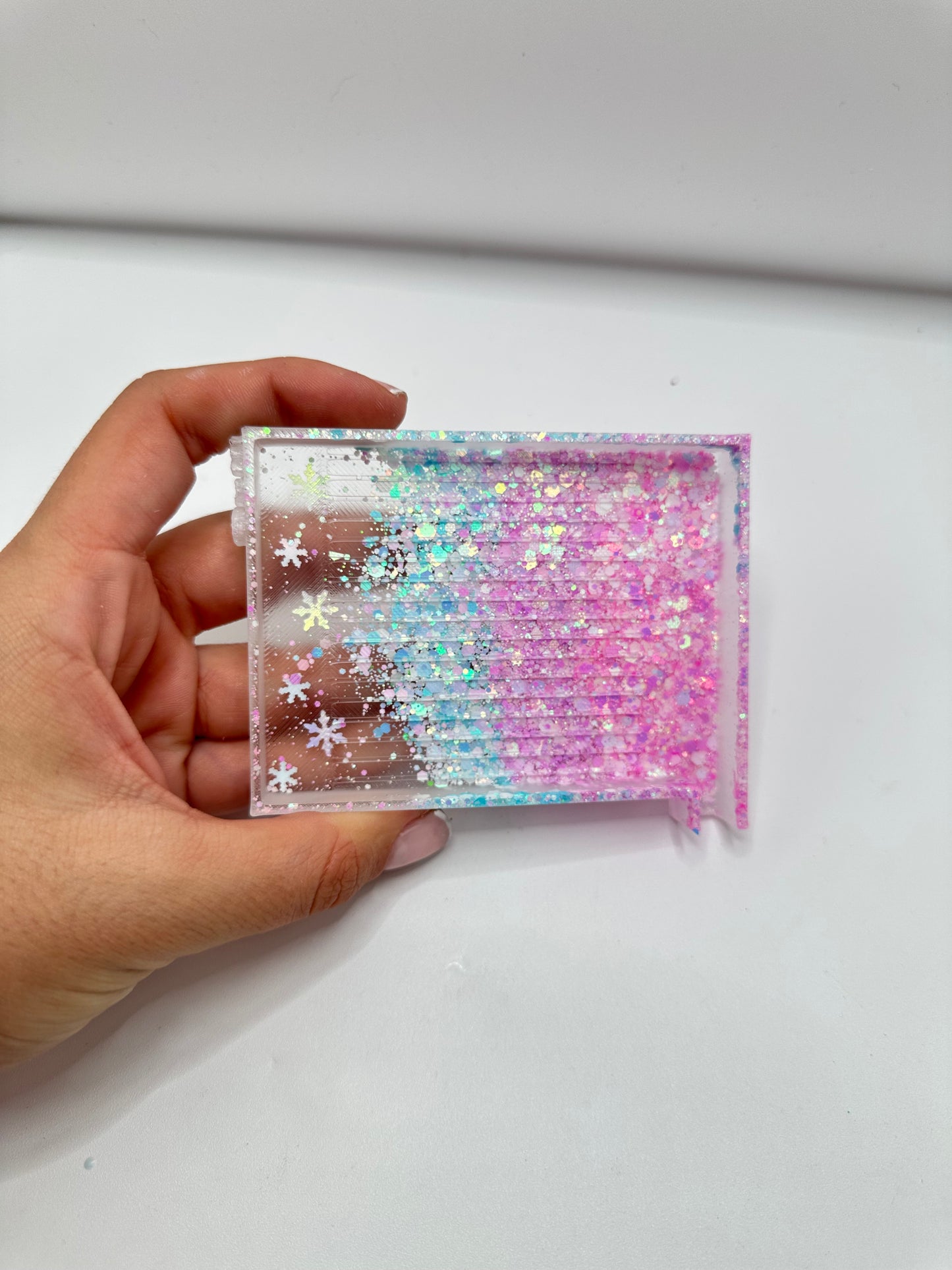 Bandeja dp resina “rectangular con boquilla”