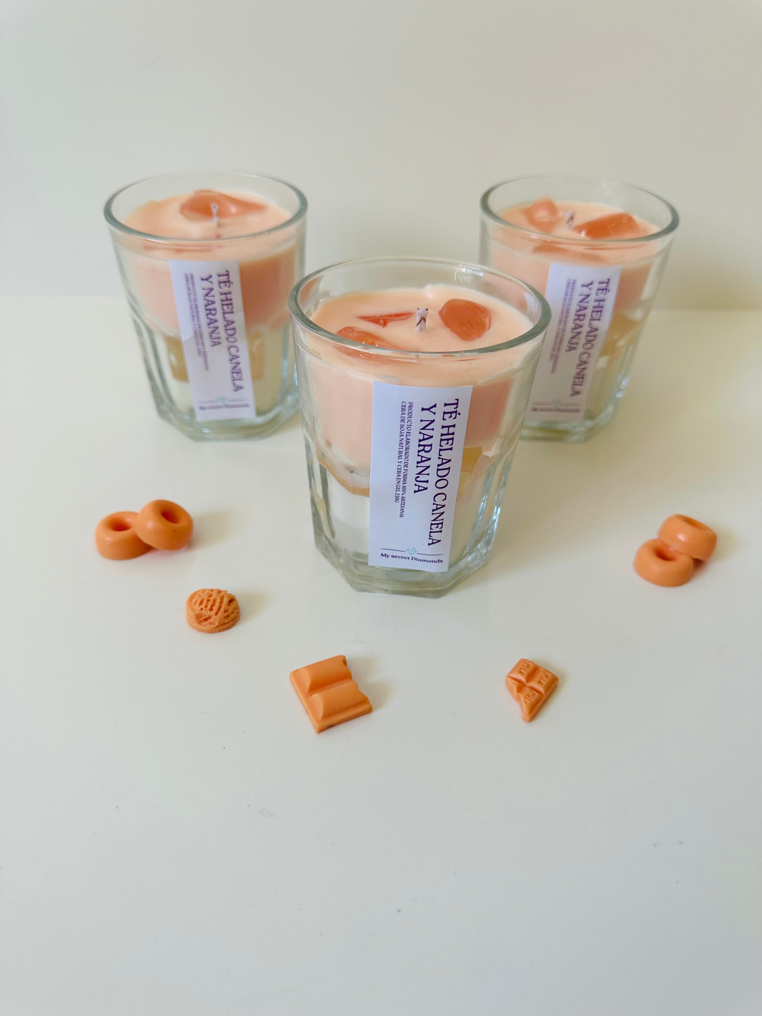 Vela "té helado de canela y naranja "