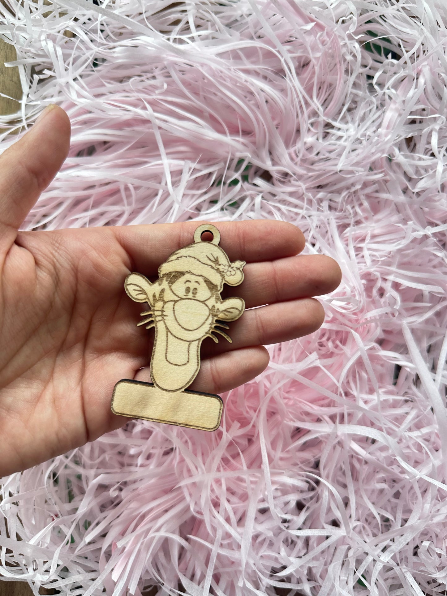 Bola de Navidad personalizable madera (Disn. Pequeña)