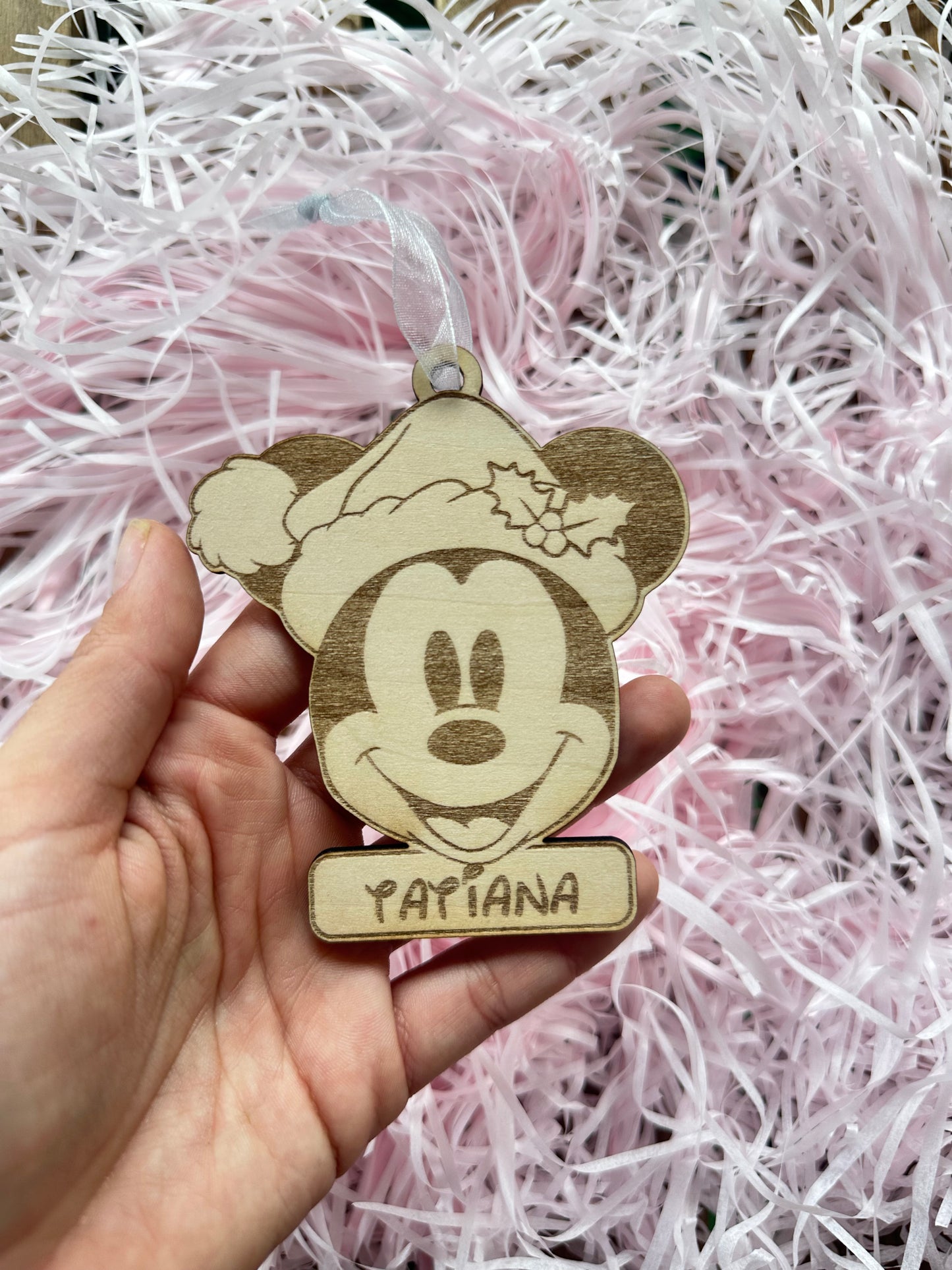 Bola de Navidad personalizable madera (Disn. GRANDE)