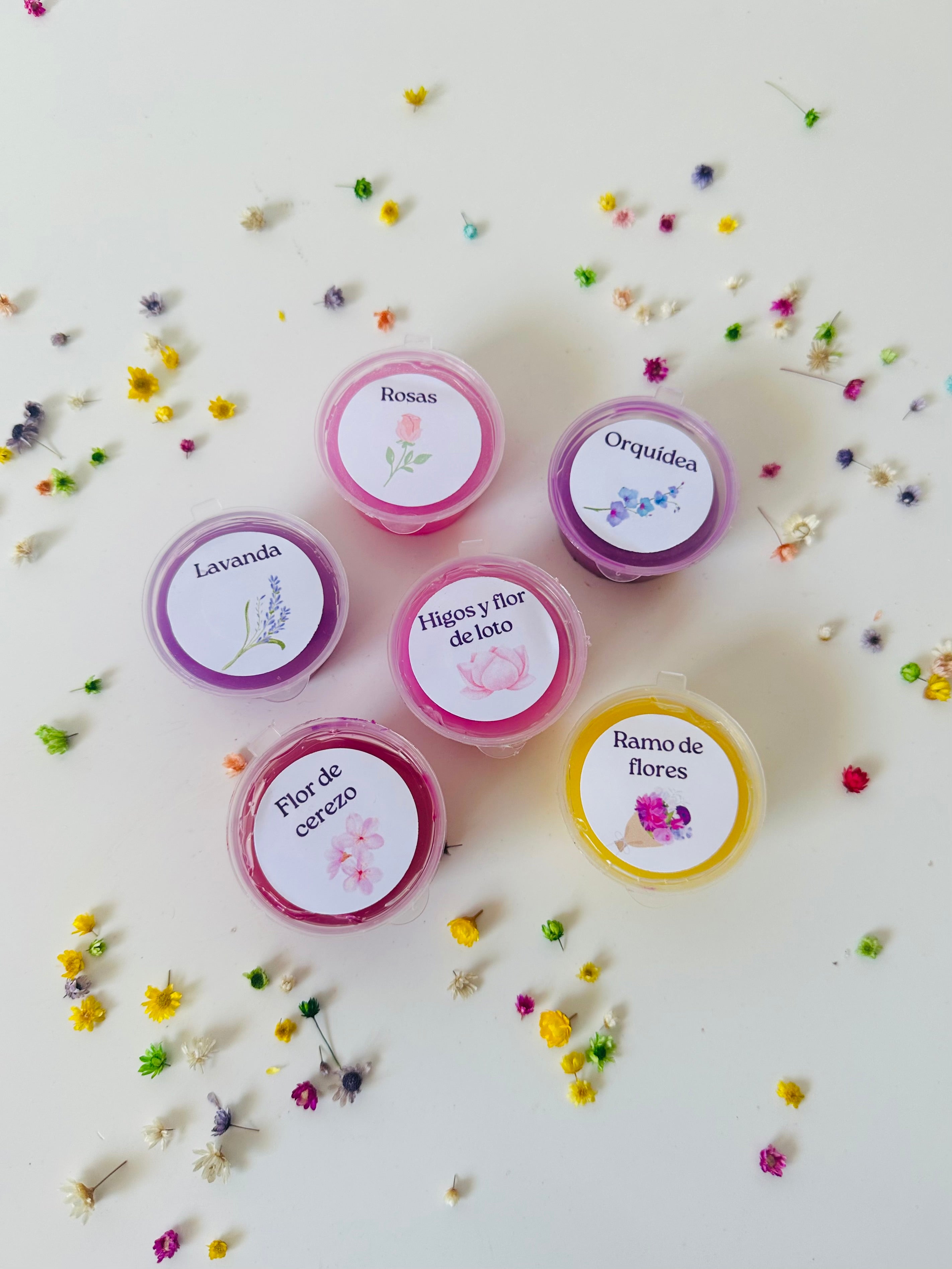 Waxmelts Gelatina de quemador Flores I