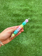 Boli dp resina TORNEADO Rainbow con anillo cautivo
