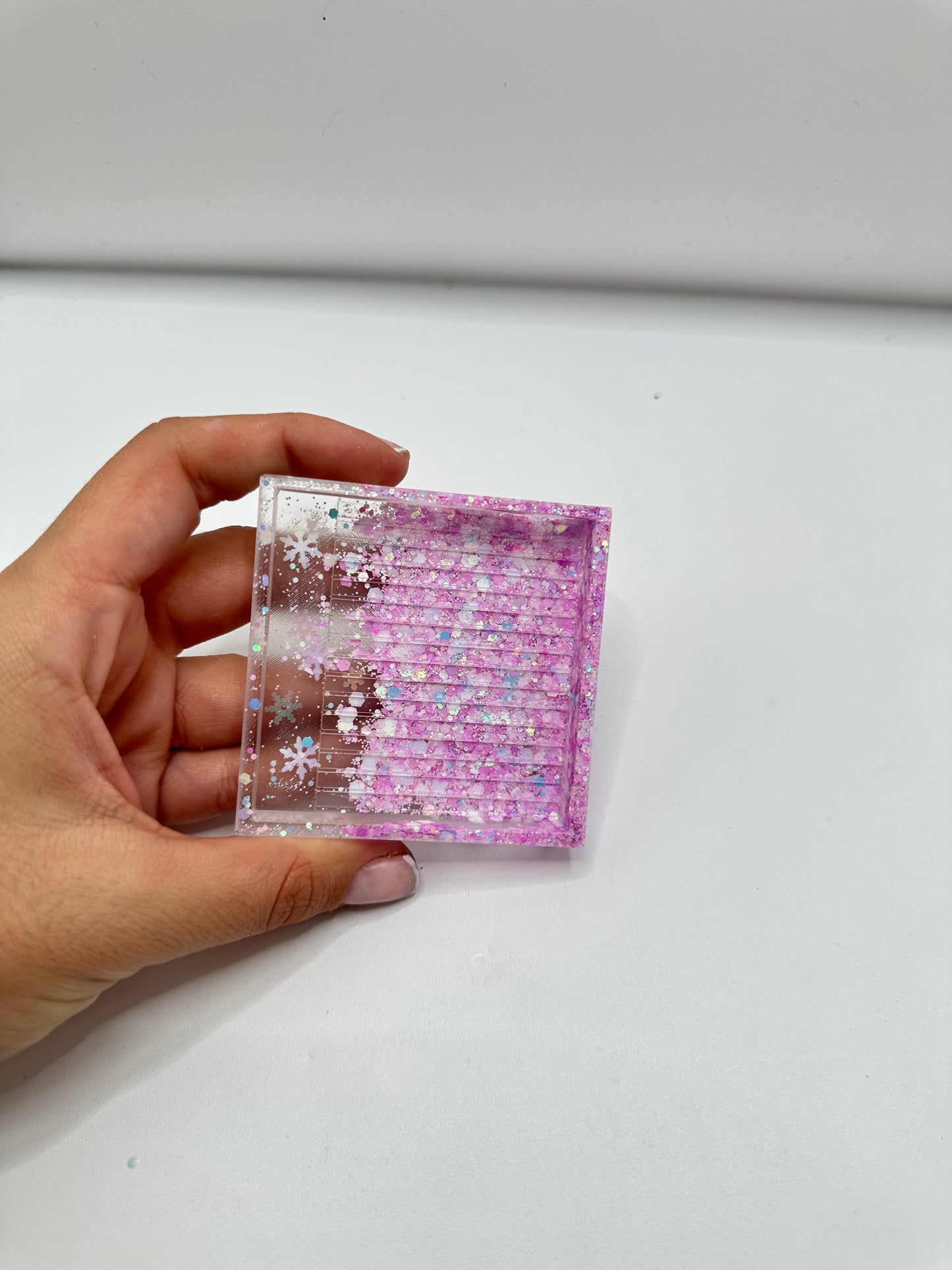 Bandeja dp resina “cuadrada mediana ”