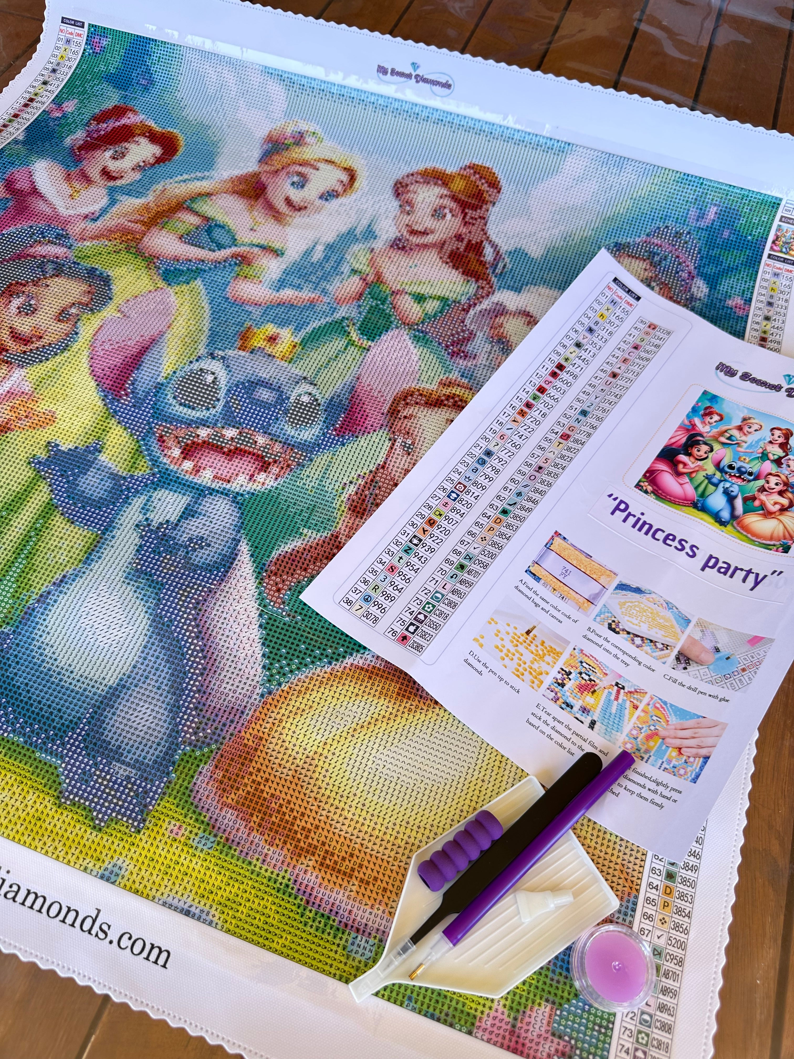 Lienzo  "Princess party”